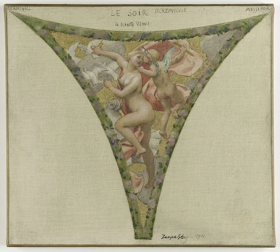 Bozzetto per la scalinata festiva dell'Hôtel de Ville, La Seral - Museo delle Belle Arti della città di Parigi